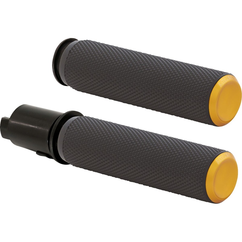 Knurled Grips, Gold – 24+ Touring