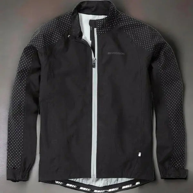 Madison Sportive Hi-Viz Youth Waterproof Jacket Black