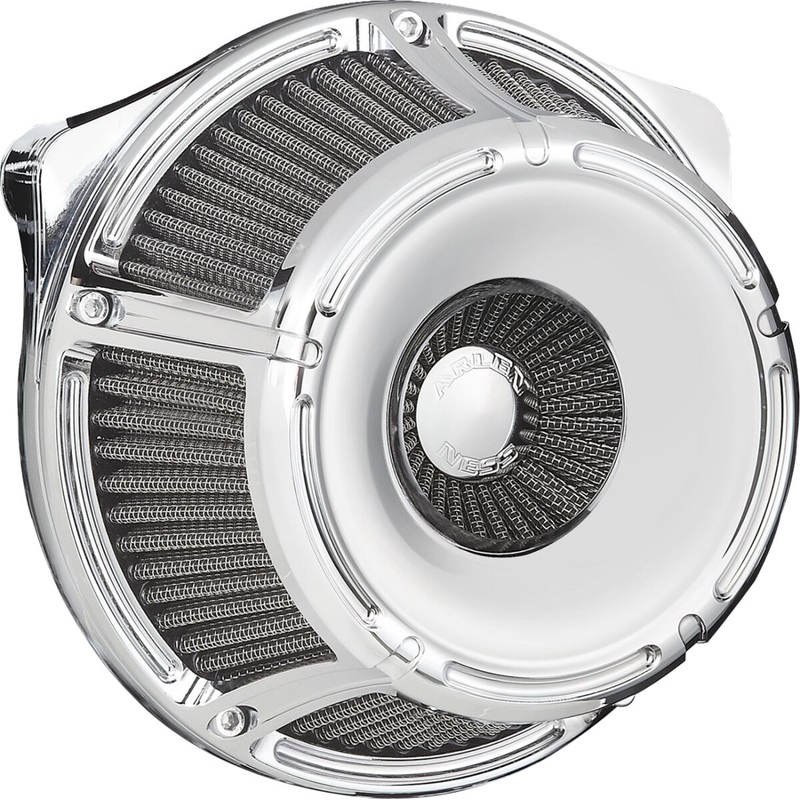Slot Track Inverted Series Air Cleaner, Chrome – 24+ Touring
