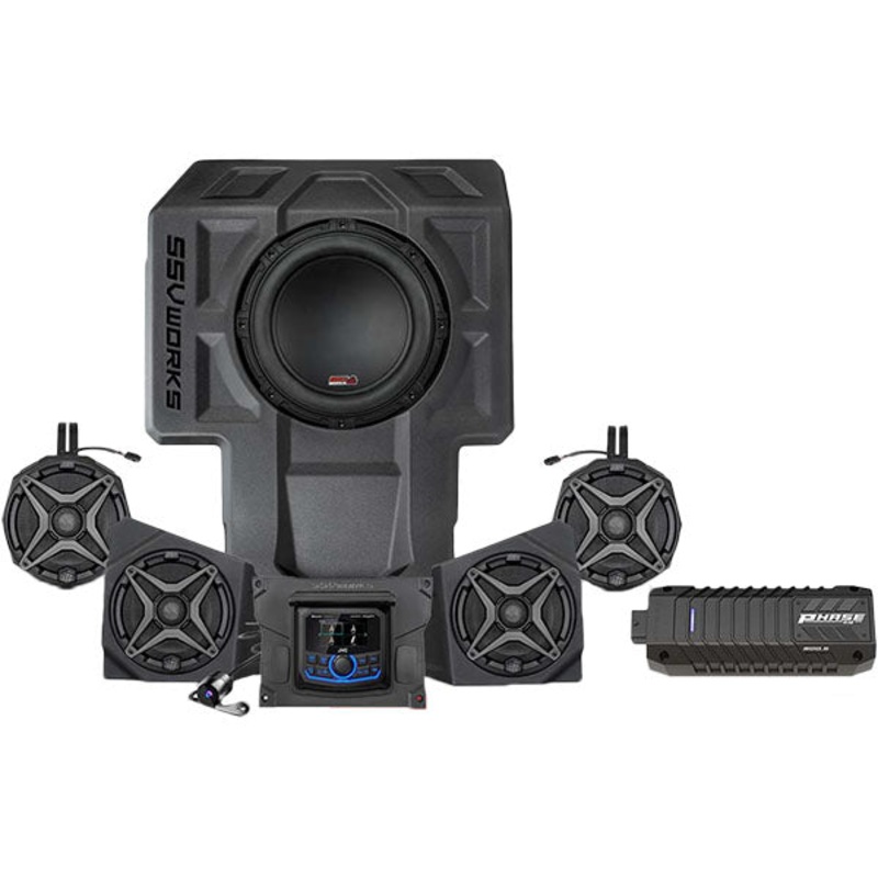 SSV Works – 5 Speaker Kit Phase EQ w/ JVC Controller (Kawasaki)