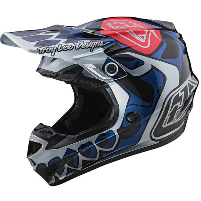 Troy Lee Designs – SE4 Polyacrylite Skully Helmet (Youth)