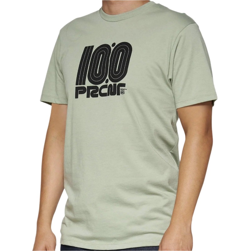 100% Pecten Cycle T-Shirt Slate Green