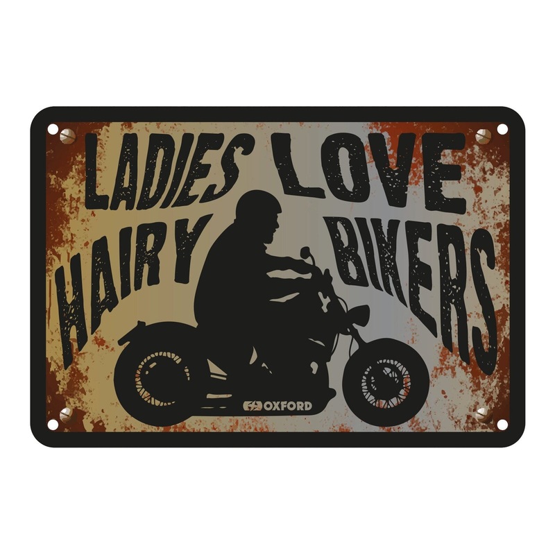 Oxford Garage Metal Sign: “Ladies Love Hairy Bikers”