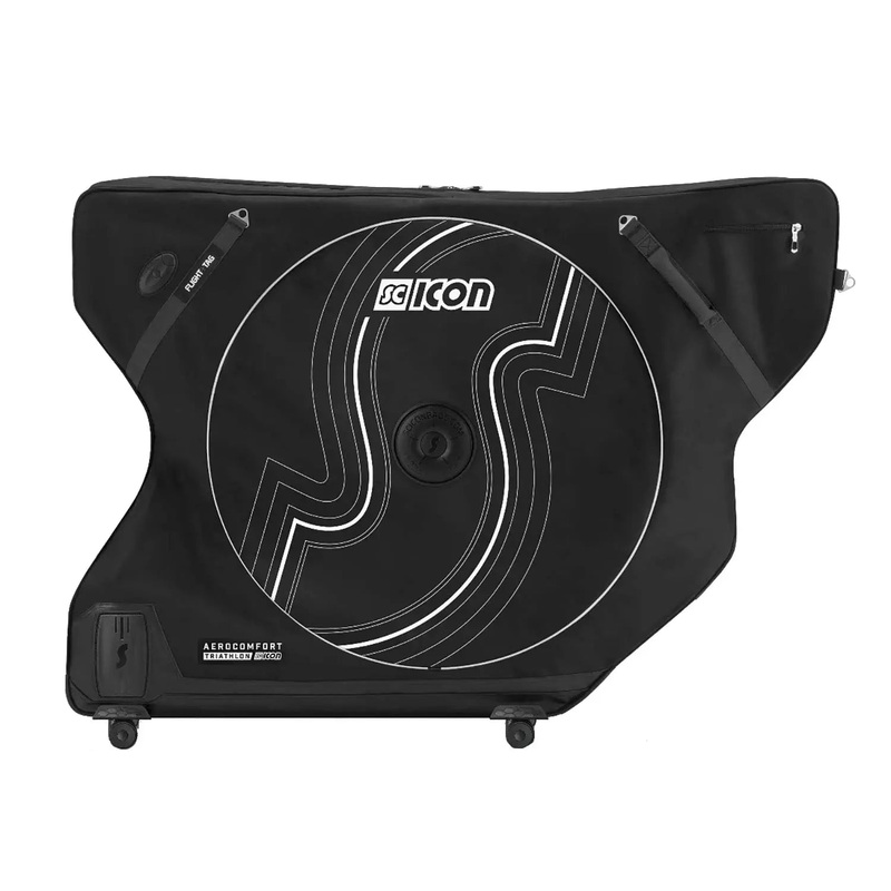 Scicon Sports Aerocomfort 3.0 Triathlon Bike Cycle Travel Bag Black – 132 X 50 X 97 CM