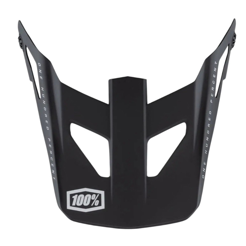 100% Status Youth Replacement Cycle Helmet Visor Essential Black