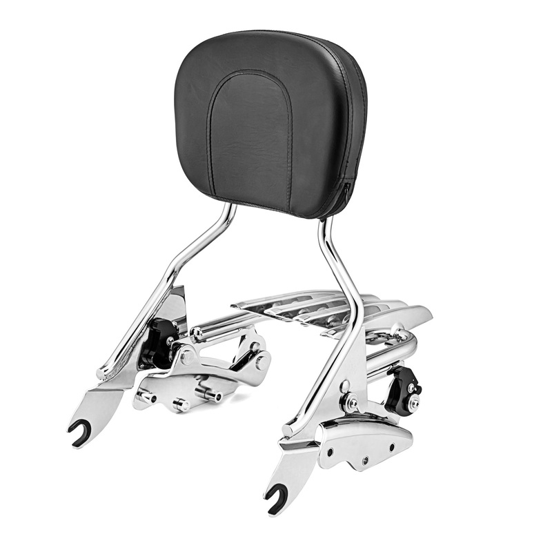 2009-2013 Harley Touring Road Glide Street Glide Sissy Bar & Luggage Rack & Docking Hardware Kit