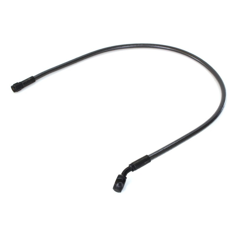 26in. Upper Front Brake Line with 12mm x 35 Degree Banjo – Black Pearl.