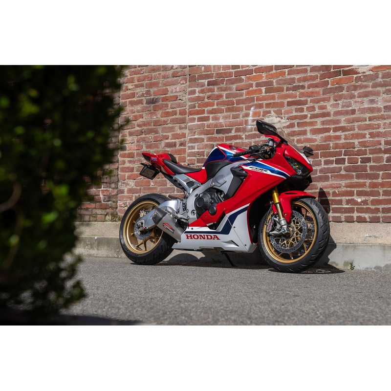 CBR1000RR/SP/SP2 17-25 AT2 Stainless Slip-On Exhaust, w/ Stainless Muffler