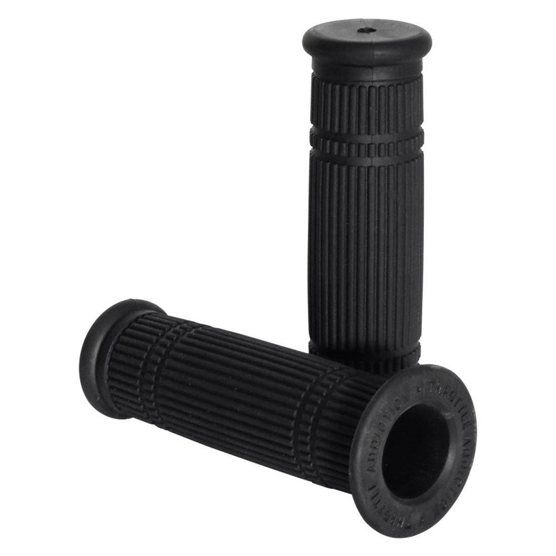 Throttle Addiction – Tracker Grips – Black – 1″