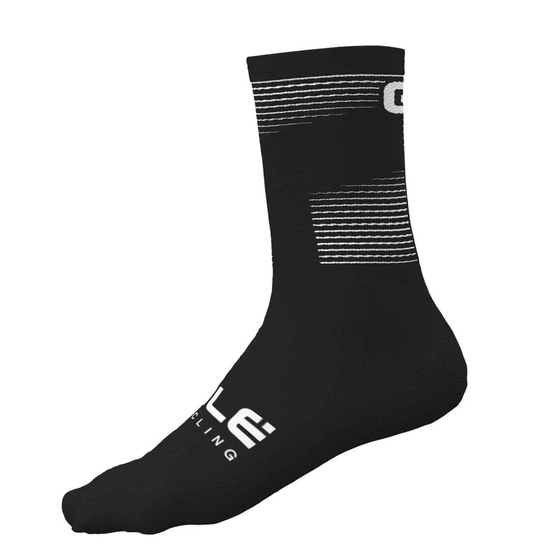 Ale Clothing Sprint Q-Skin 16 CM Cycle Socks Black