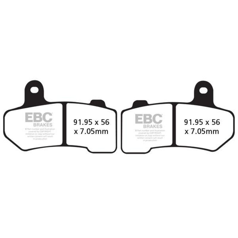 Brakes – FA409VLD Semi Sintered – EBC