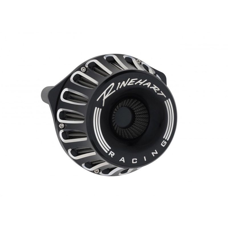 Moto Air Cleaner Kit – Black. Fits Big Twins 1993-2017 with CV Carb or Cable Operated Delphi EFI.