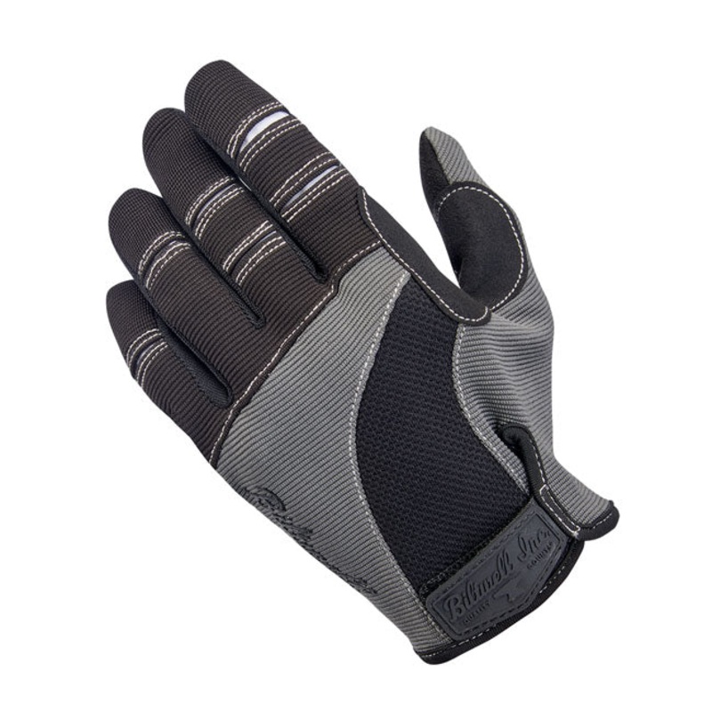 Biltwell Moto Gloves Grey / Black