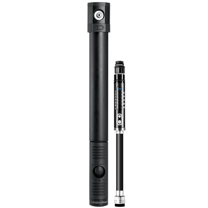Crankbrothers Klic Pump + Gauge HV – Midnight Black