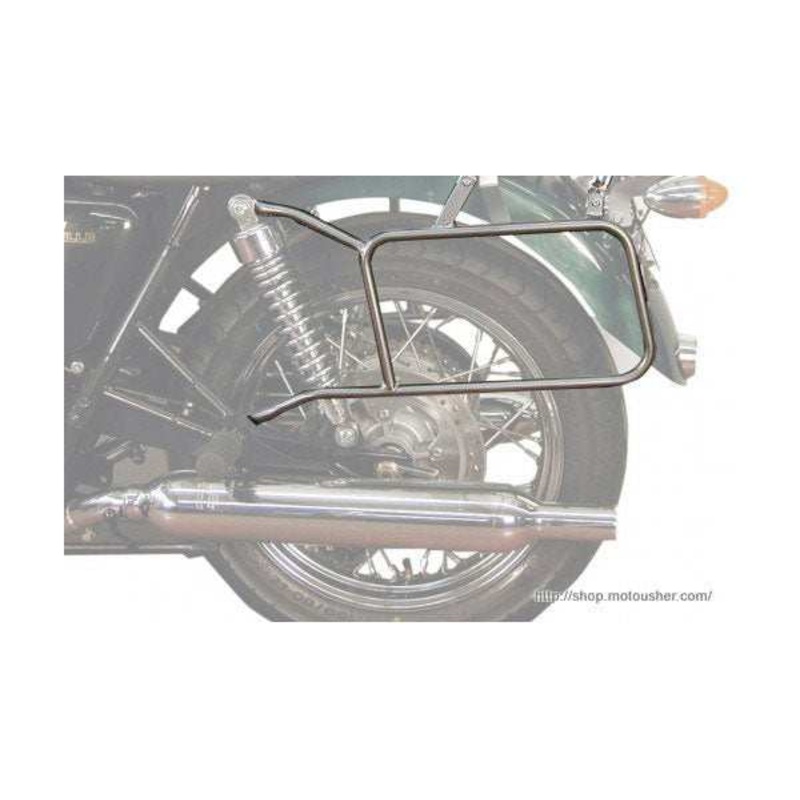 Triumph Bonneville / T100 Carrier – Sidecases ‘Permanently Fixed’ (Chrome)
