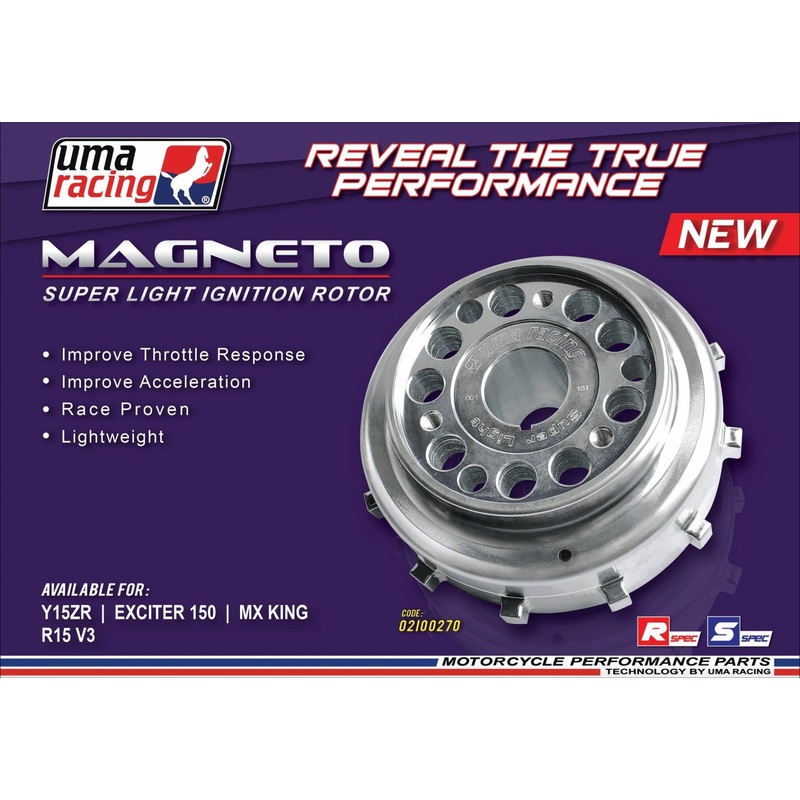 UMA RACING SUPER LIGHT IGNITION ROTOR R15V3 MT15 02I00270