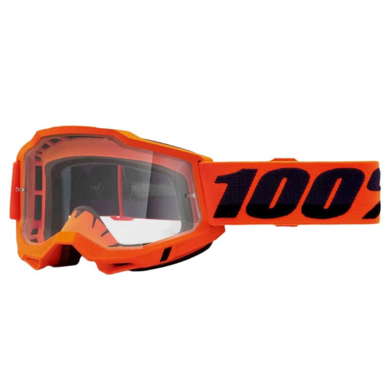 100% Accuri 2 OTG Cycle Goggles Orange / Clear Lens