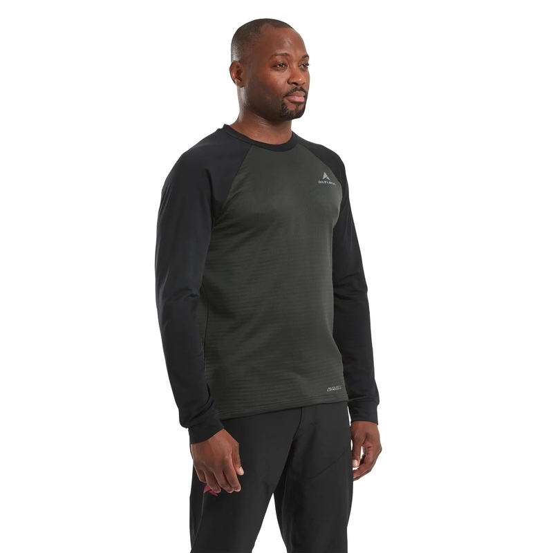 Altura Esker Polartec Long Sleeves Cycle Jersey Black / Black