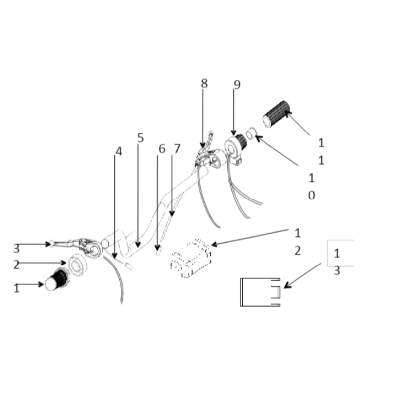 Left Brake Cover – 1500W & 1000W Dirt Bike