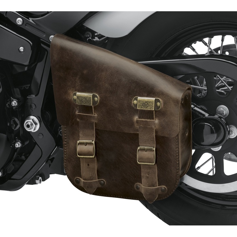 Harley Davidson 90201568 Single-Sided Swingarm Bag KIT,S-BAG,SWINGARM,BROWN