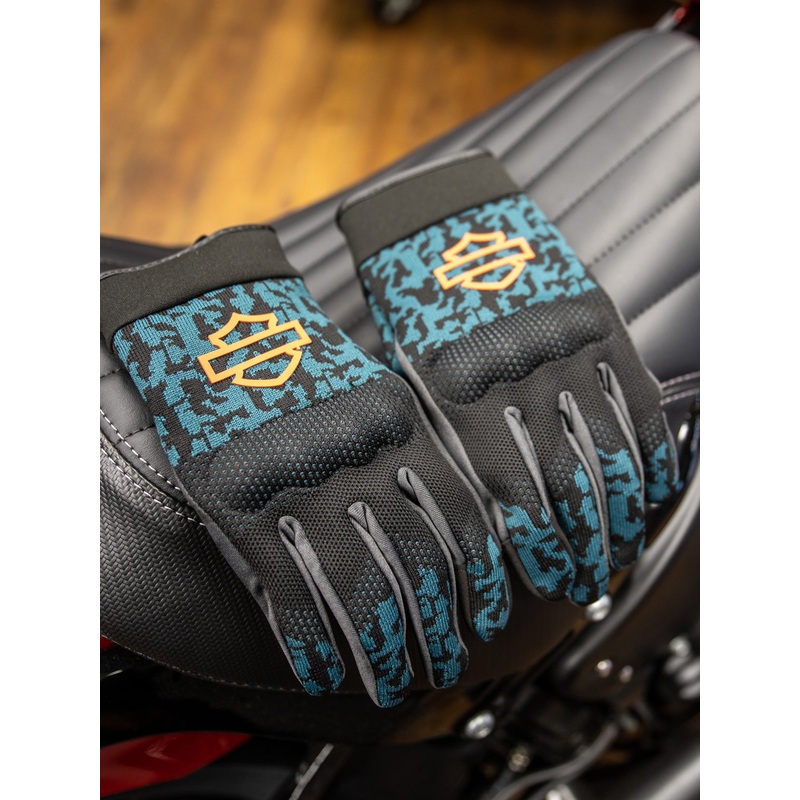 Harley-Davidson Men’s Dyna Knit Mesh Gloves 98137-23VM
