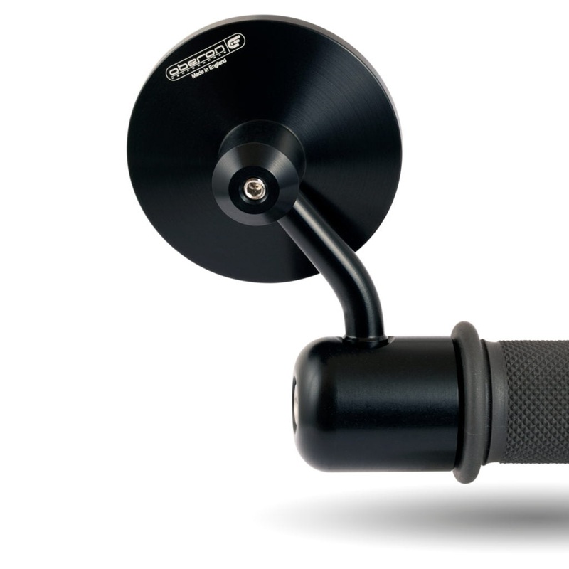 Oberon Performance Streetfighter Bar End Mirror – Black