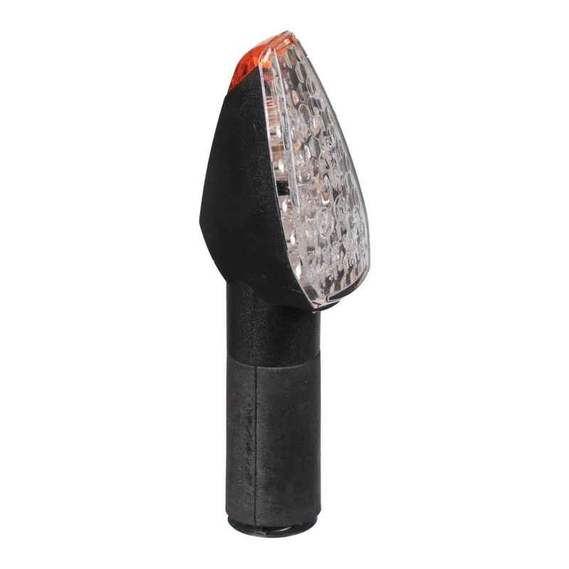 Whites LED Roadhawk MK3 Flasher – Black, Long Stem