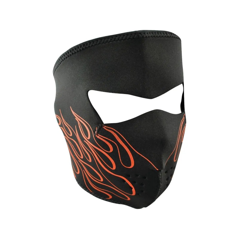 ZAN Headgear Neoprene Face Mask Orange Flame