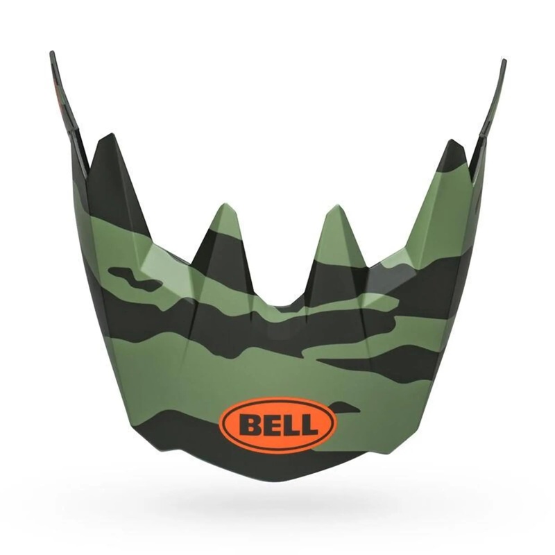 Bell Sanction 2 Cycle Helmet Visor Matt Dark Green / Orange