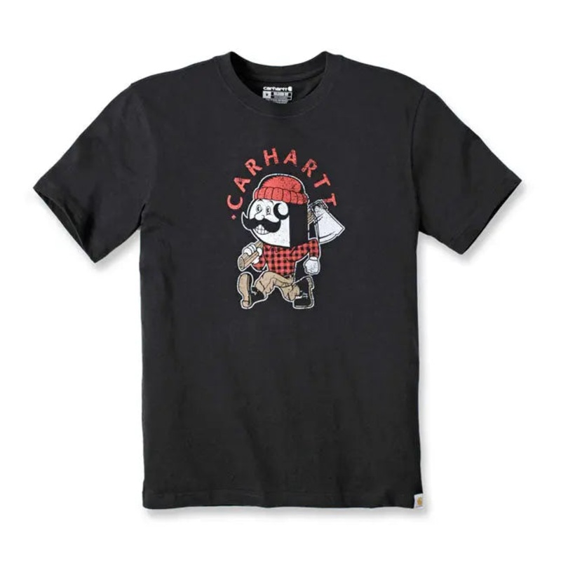 Carhartt Lumberjack Graphic Short Sleeves T-Shirt Black