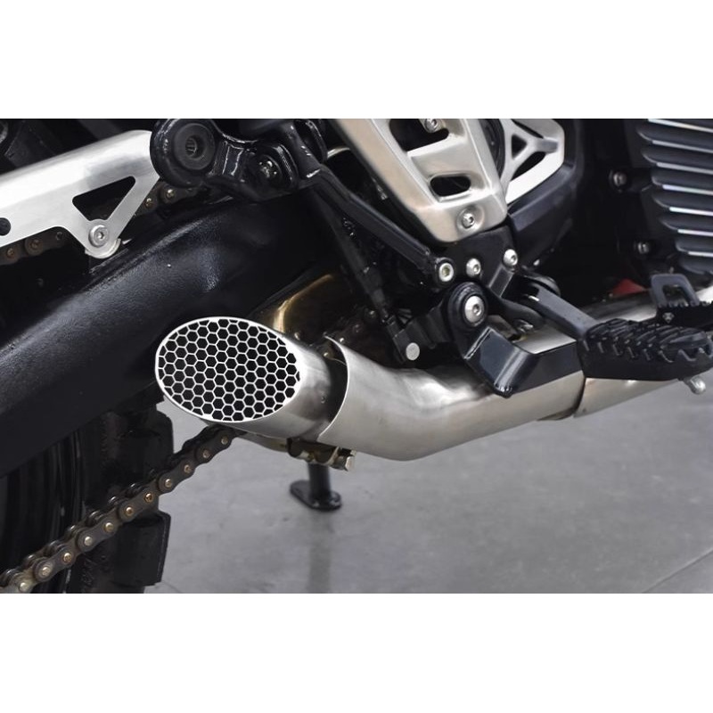 Triumph 400X Exhaust Tip