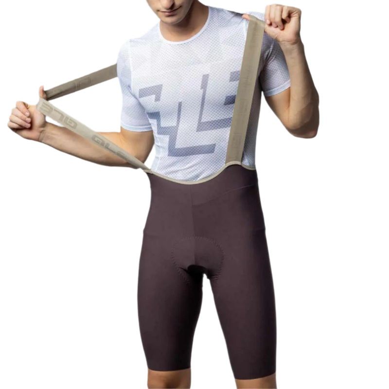 Ale Clothing Master 2.0 PR-E Cycle Bib Shorts Brown