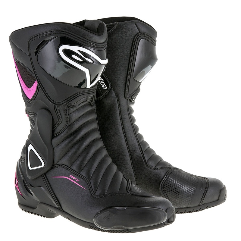 Alpinestars Stella SMX 6 v2 Boot Black Fuchsia & White 22231171032