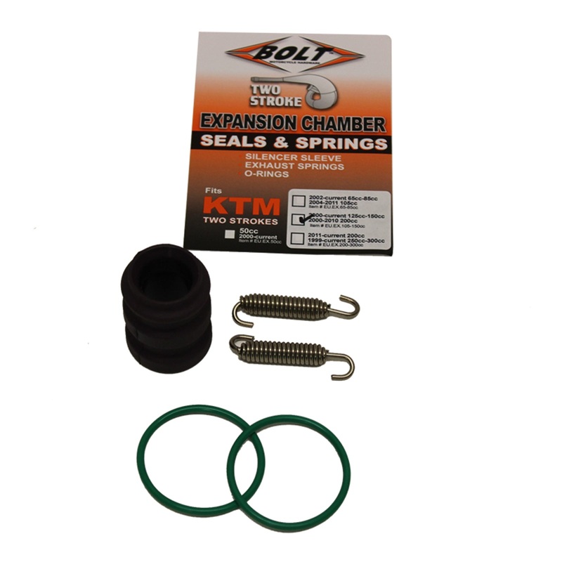 Bolt Exhaust O-Ring Pack KTM 105-150 ’00-Onwards