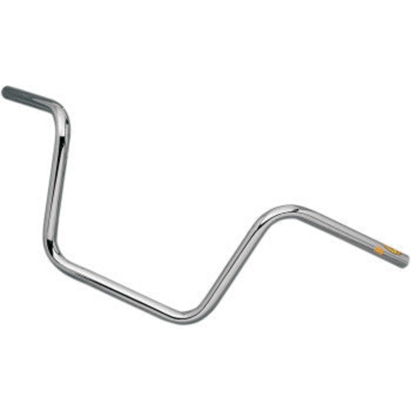 Flanders Springer 10″ Ape Hanger Handlebar 1″ – Non Dimpled – Chrome