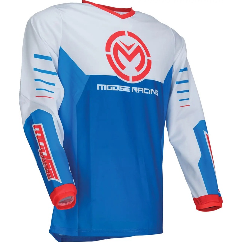Moose Racing Qualifier Jersey Red / White / Blue