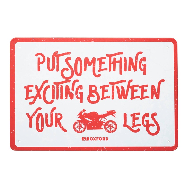 Oxford Garage Metal Sign: “Exciting”
