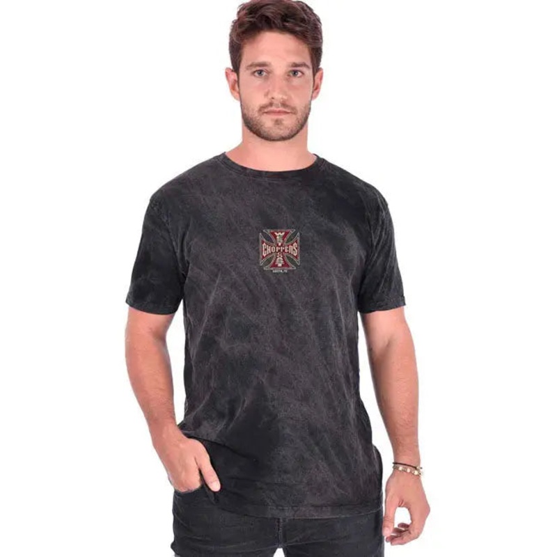 West Coast Choppers Motorcycle Co. Vintage T-Shirt Black Wash