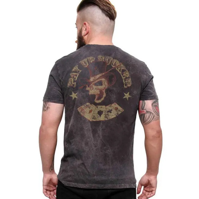 West Coast Choppers Pay Up Sucker T-Shirt Vintage Black