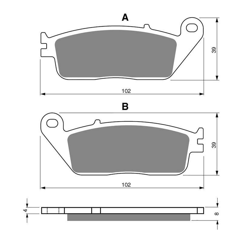 GOLDfren Brake Pads Sintered Sports GF022 – S3 (PH47)