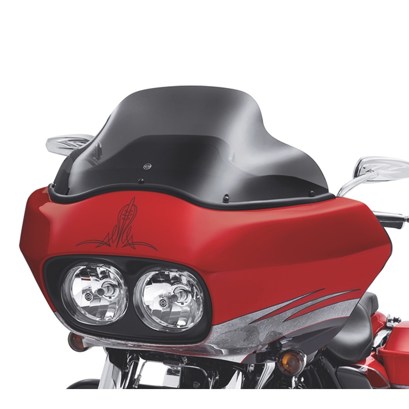 Harley Davidson 57166-10A Wind Splitter Windshield KIT-W’SHIELD,STYLIZED,SHORT