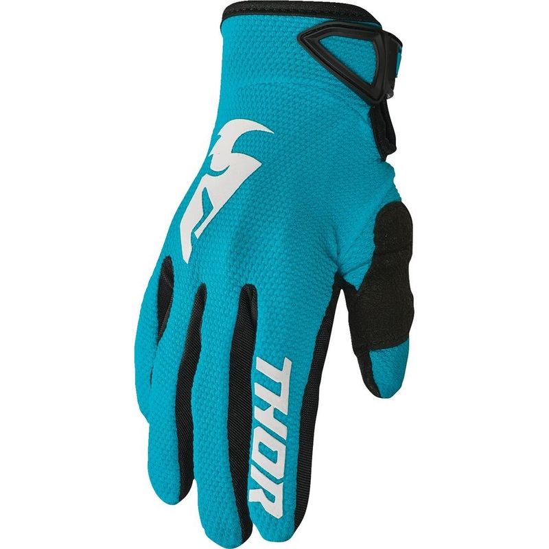 Thor Sector Ladies Gloves Aqua / White