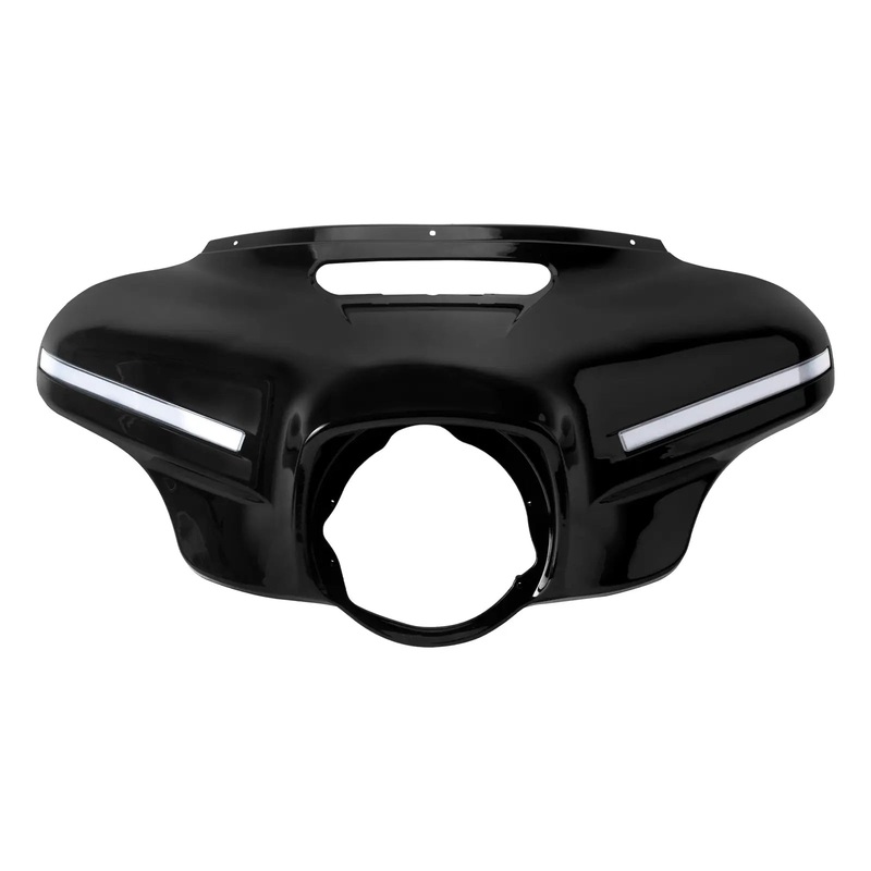 Motorcycle Fairing w/ LED Turn Signal Outer Batwing Cover For Harley Street Electra Glide 14-24