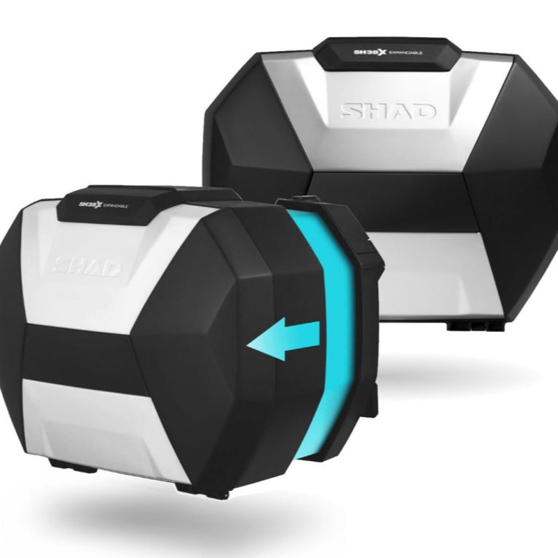SHAD SH38X Expandable Panniers Aluminium