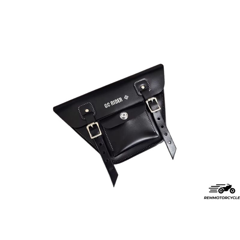 Side leather saddlebag for Triumph Scrambler 1200