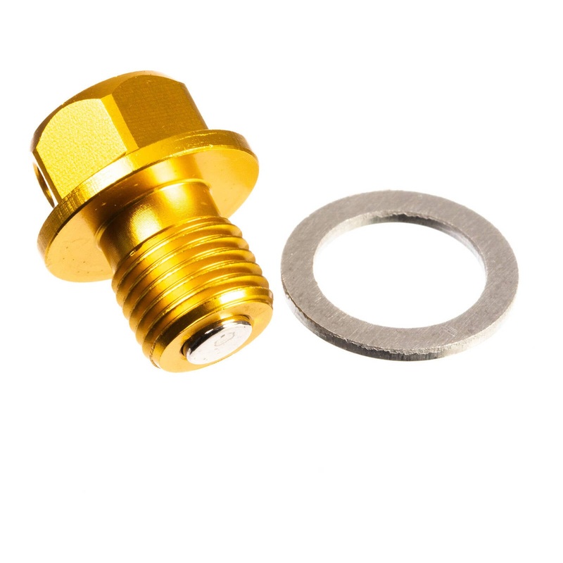 Whites Magnetic Sump Plug M12 x 15 x 1.5 – Orange