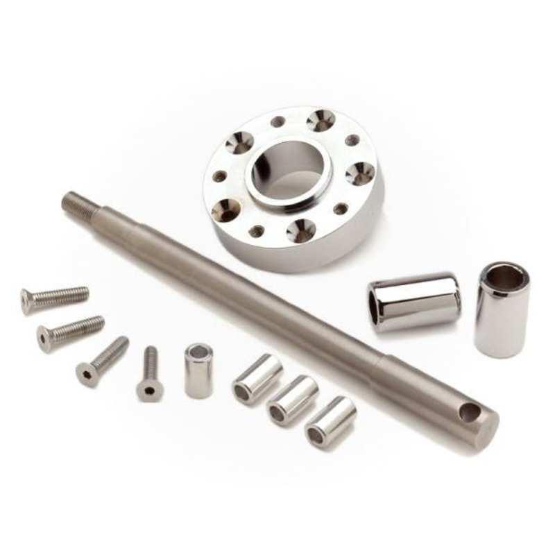 Wide Glide Conversion Hardware Kit – Chrome. Fits Sportster, Dyna & FXR 1987-1994.