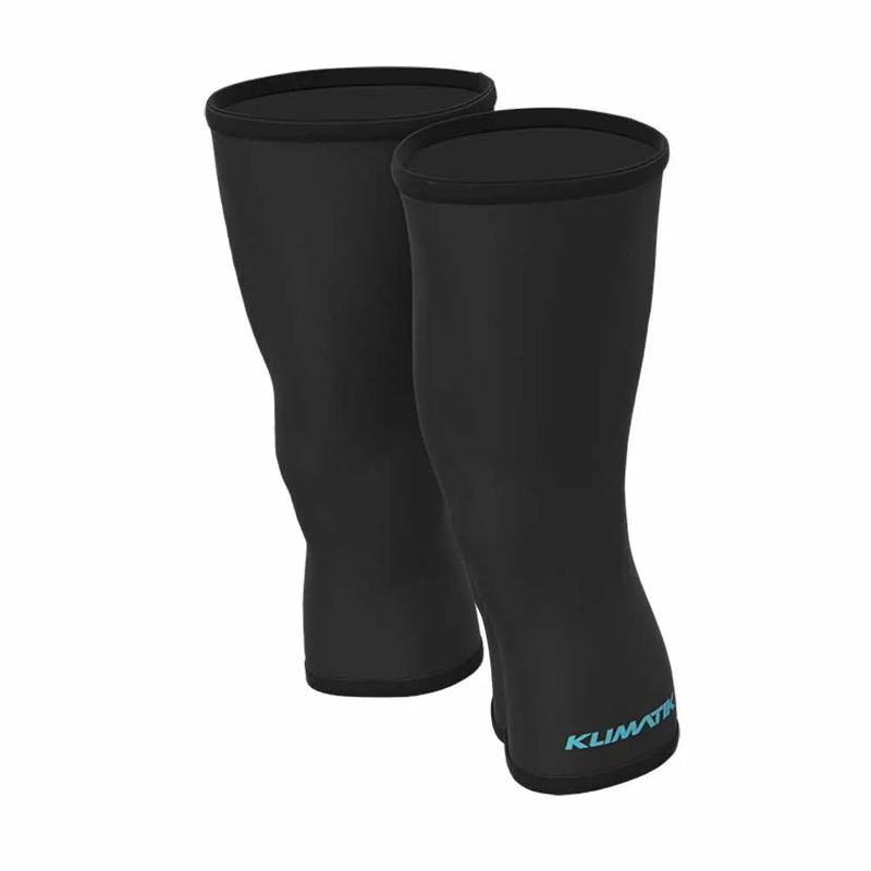 Ale Clothing K-Atmo Klimatik Cycle Knee Warmers Black / Cyan
