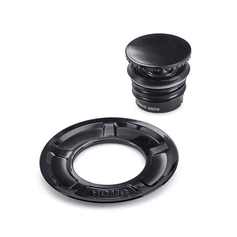 Harley Davidson 61100158 Flush-Mount Fuel Cap KIT,FUEL FILL,FLUSH MOUNT,BLAC