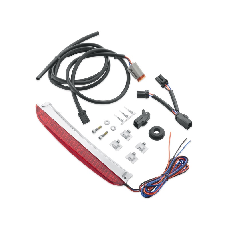 Harley Davidson 68250-08A Air Wing Luggage Rack LED Light Kit KIT-LUGGAGE RACK LITE,RED LENS
